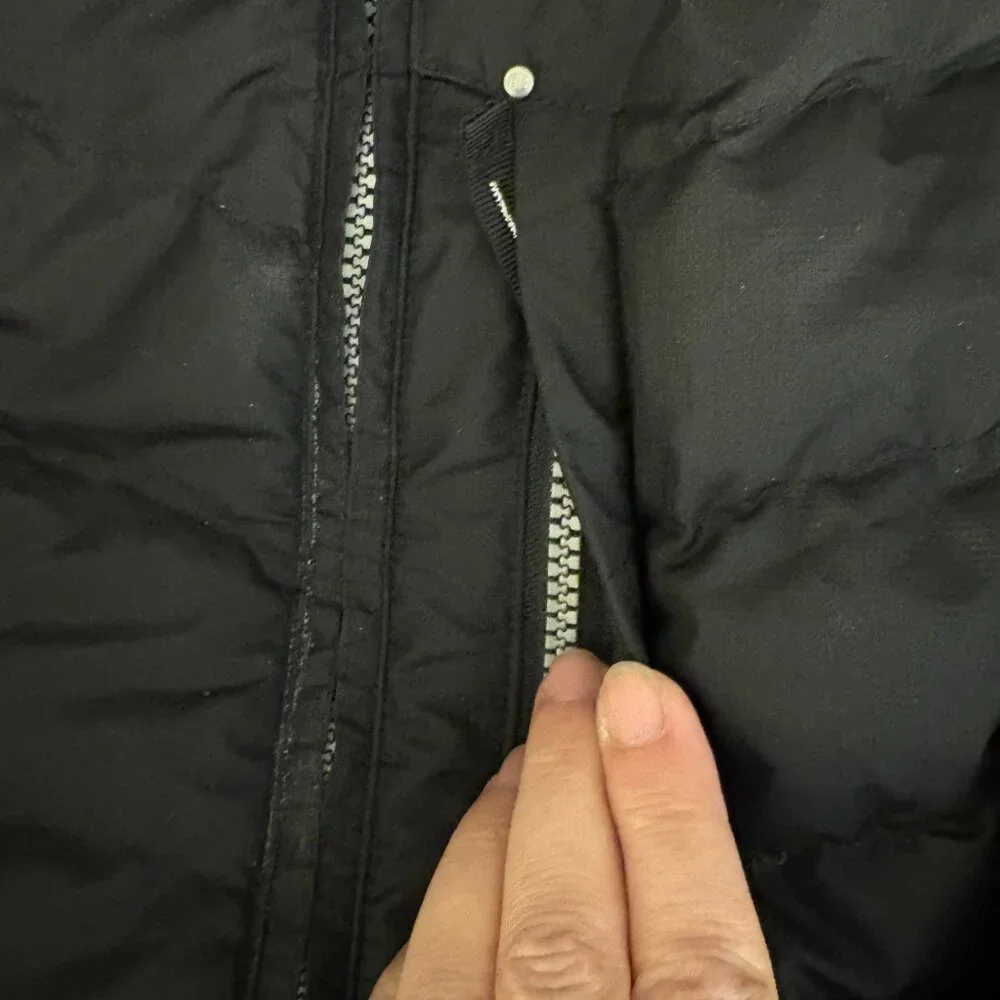 Eddie Bauer Black Sun Valley Down Jacket Size PXL - Picture 4 of 9